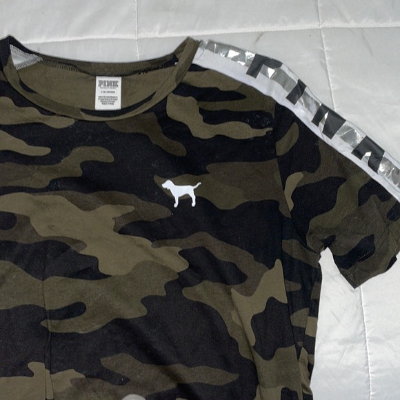 Oversized VS PINK army tshirt - Picture 1 of 3